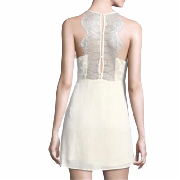 NWT Lucca Couture Lace Off White Mini Dress - Picture 2 of 6